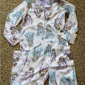 Disney Frozen 2 Girls Pajama Set Size 6 NWT